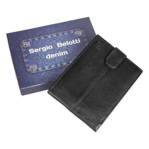 Портмоне мужское Sergio Belotti 533-01 denim black в Империя сумок