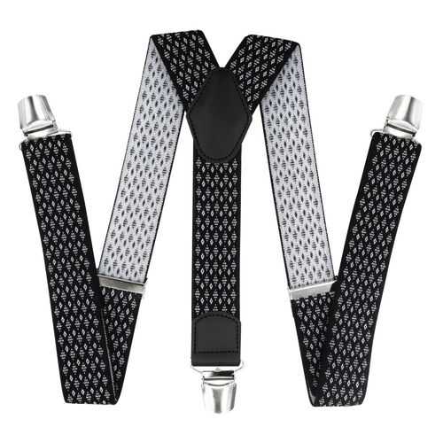 Подтяжки OTOKODESIGN 55727 черные/белые в Империя сумок