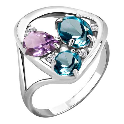 Кольцо женское Aquamarine 6905432А.5 р.18.5 в Империя сумок