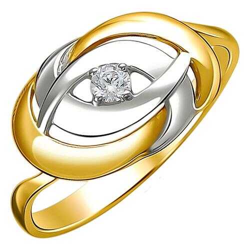 Кольцо женское Эстет 01К1312310Р р.19 в Империя сумок
