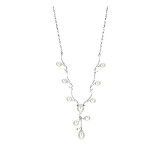 Колье женское серебряное MIROLLA CAA018TL с жемчугом/цирконием в Империя сумок