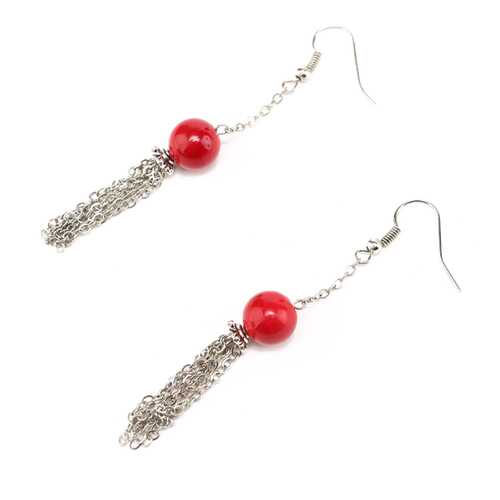 Серьги женские Cotton Club DM Н/К КОРАЛМАЛЦКИСТЬСРГ коричневые в Империя сумок