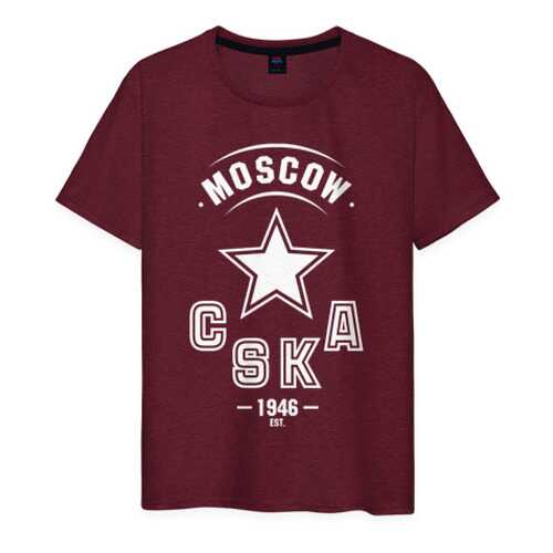 Футболка мужская ВсеМайки 1741187 бордовая XXL в Империя сумок