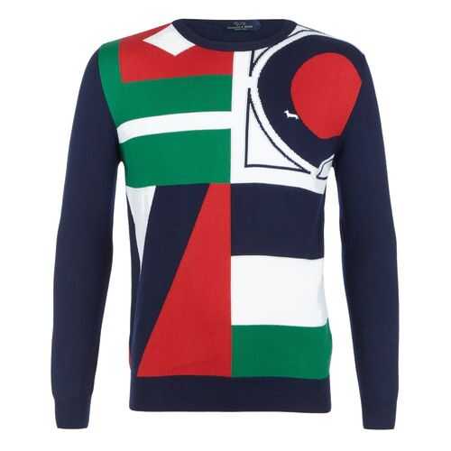 Джемпер мужской HARMONT&BLAINE HRD219030053 850 синий L в Империя сумок