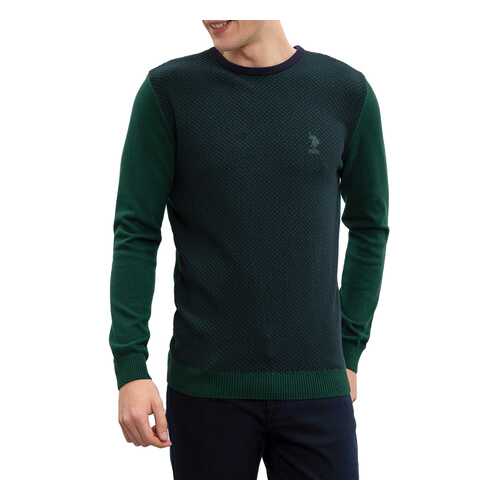 Джемпер мужской U.S. POLO Assn. G081GL0TK0OLSER зеленый M в Империя сумок