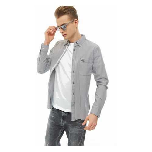 Рубашка мужская Calvin Klein Jeans J30J314897 синяя XXL в Империя сумок