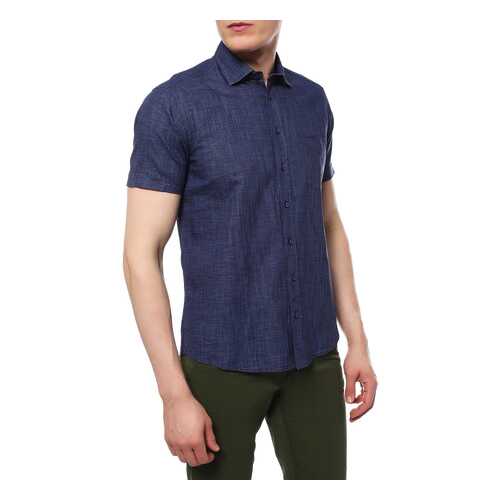 Рубашка мужская Sand SJ SS17 8651 - SIMON SS синяя 40 EU в Империя сумок