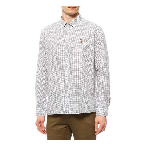 Рубашка мужская U.S. POLO ASSN. G081SZ0040SAMSA синяя L в Империя сумок