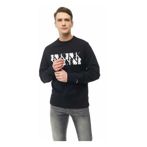 Свитшот мужской Calvin Klein Jeans J30J314125.BAE0 черный XXL в Империя сумок