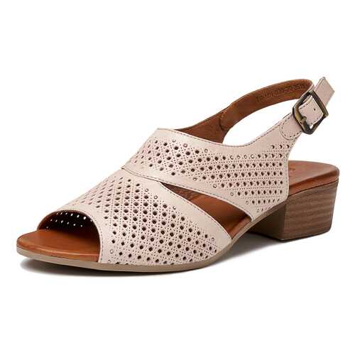 Босоножки женские Pierre Cardin TR-MN-030-20-3511 бежевые 40 RU в Империя сумок
