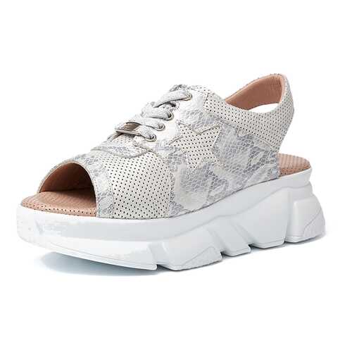 Босоножки женские Pierre Cardin TR-MN-108-1129-Z серебристые 40 RU в Империя сумок