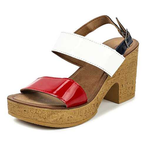 Босоножки женские T.Taccardi 00106150 синие/красные 40 RU в Империя сумок