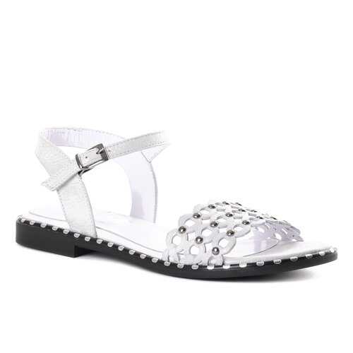 Сандалии женские Shoes Market 748-904 белые 40 RU в Империя сумок