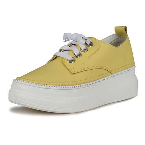 Кеды женские Alessio Nesca K0611LC-1C желтые 40 RU в Империя сумок