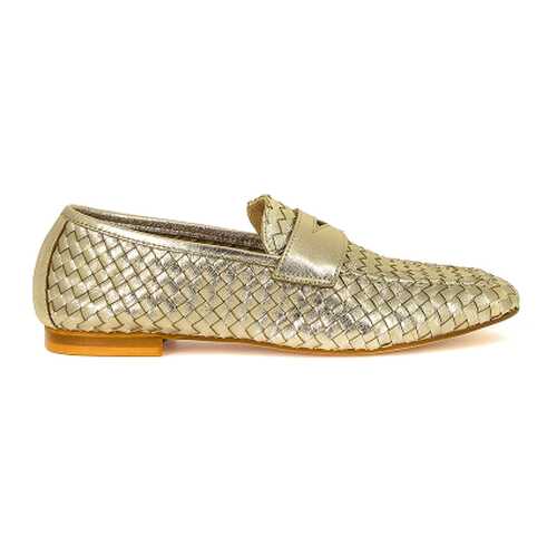 Лоферы женские Just Couture 81928 золотистые 41 RU в Империя сумок
