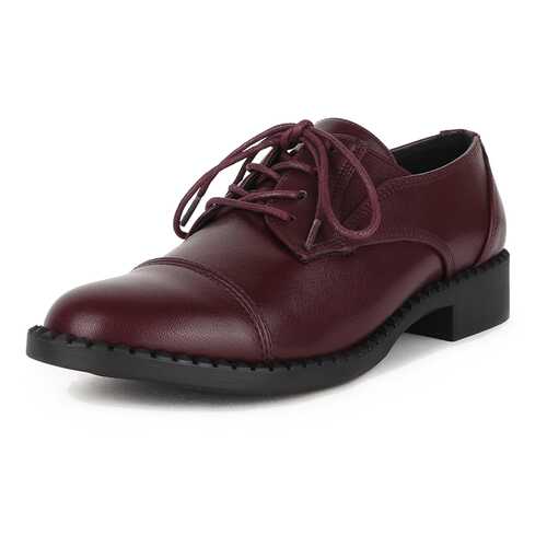 Полуботинки женские T.Taccardi K0490LC-3A бордовые 40 RU в Империя сумок