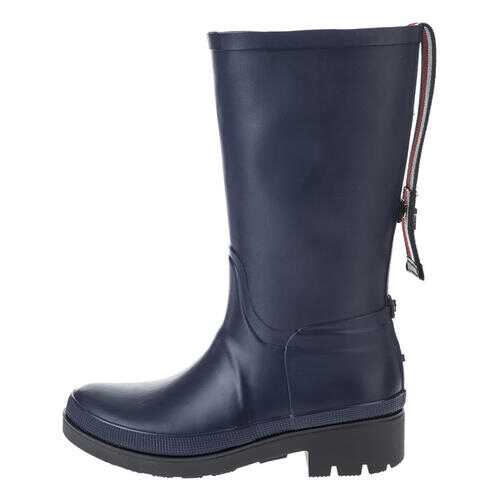 Резиновые сапоги женские Tommy Hilfiger FW0FW04583 синие 36 US в Империя сумок