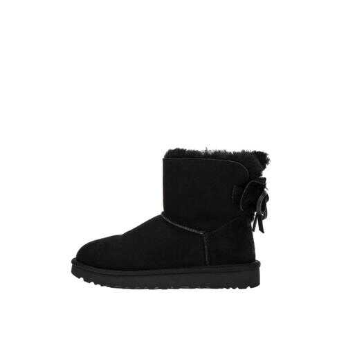 Угги женские UGG Classic Double Bow Mini черные 5 US в Империя сумок