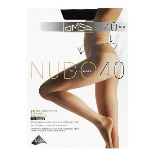 Колготки Omsa NUDO 40 VITA BASSA / Nero (Черный) / 3 (M) в Империя сумок