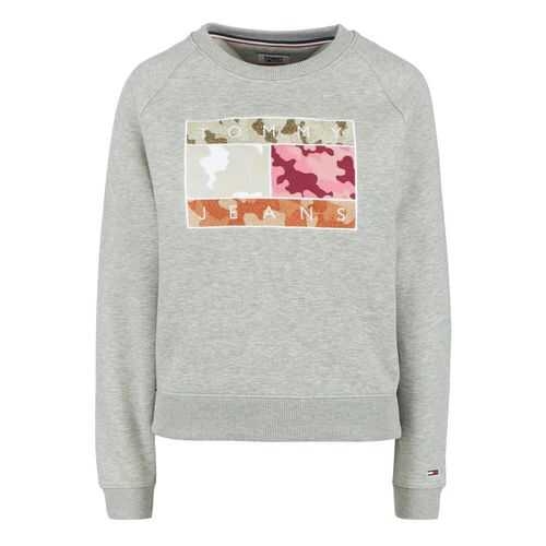 Свитшот женский Tommy Jeans DW0DW07975 P01 серый XS в Империя сумок