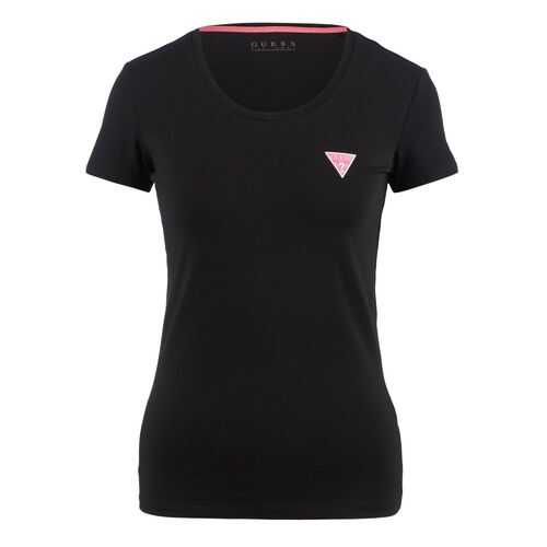 Футболка женская Guess W0YI87-J1300 черная XS в Империя сумок