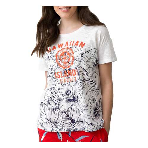Футболка женская U.S. POLO Assn. G082SZ0110NUT белая S в Империя сумок