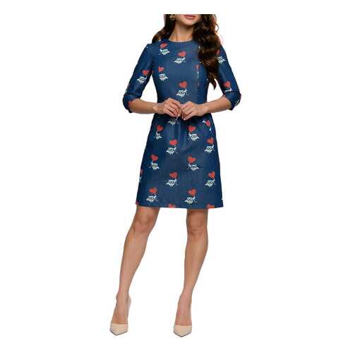 Платье женское D&M by 1001DRESS DM00602DB синее XS в Империя сумок