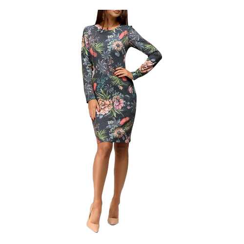 Платье женское D&M by 1001DRESS DM00890BL синее S в Империя сумок