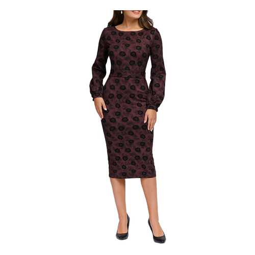 Платье женское D&M by 1001DRESS DM00967BO красное M в Империя сумок