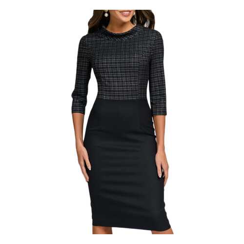 Платье женское D&M by 1001DRESS DM01752BK черное XS в Империя сумок
