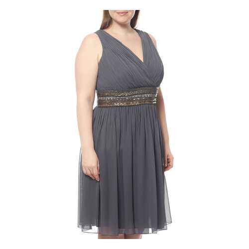 Платье женское JS BOUTIQUE 5261873 серое 16W US в Империя сумок