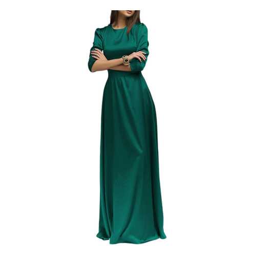 Вечернее платье женское D&M by 1001DRESS DM00206GR зеленое XL в Империя сумок